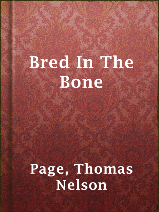 Cover image for Bred In The Bone